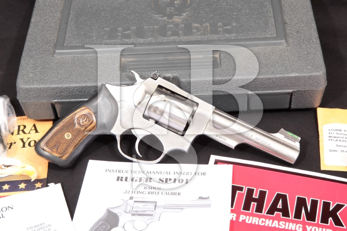 Ruger Model Sp101 Sp 101 05765 Stainless 42 8 Shot Sada Double Action Revolver And Box Mfd 1322