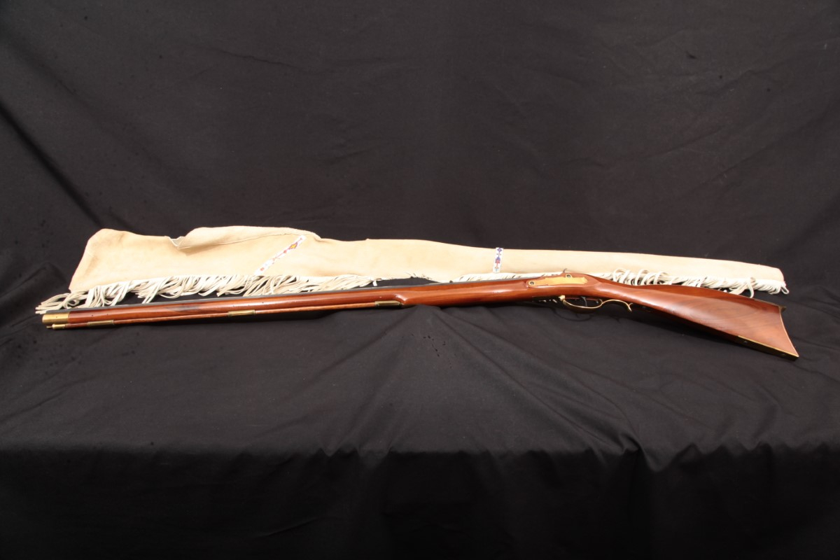 Pedersoli Kentucky Long Rifle, Blue/Brass 36" Octagonal Single Shot