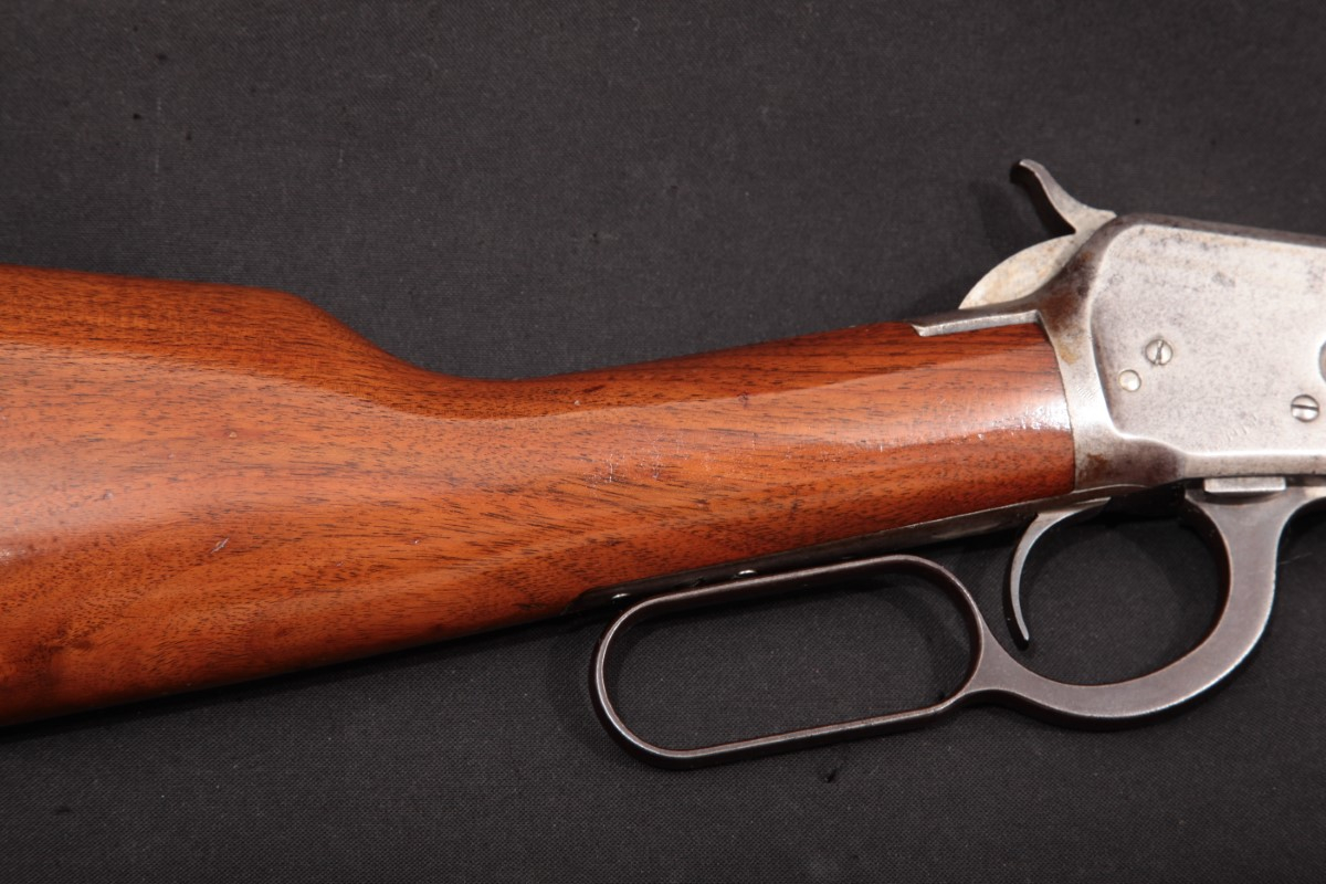 Winchester Model 1892 '92, Blue 24 Octagonal Tube Magazine Lever Action Rifle, Mfd 1902 C&R .32