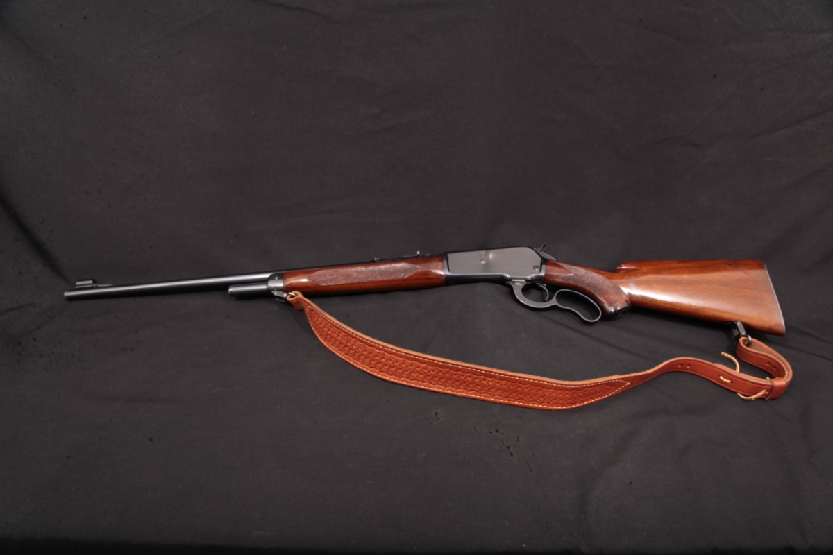 Winchester - Early 4-Digit Model 71 Deluxe Rifle Like 1886 86, Blue 24