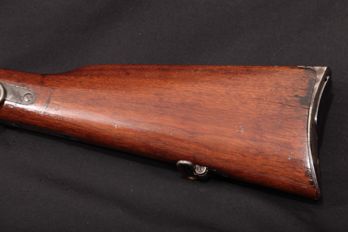 Spencer Gun Co - Model 1860 Civil War Carbine Stabler Cut-off, Blue/Case 22”  Lever Action Carbine, MFD ca. 1864 Antique - Picture 10