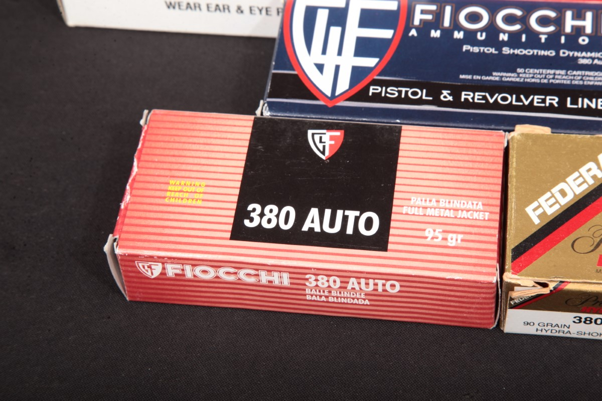 424x .380 Auto Mixed Brands Ammunition Mixed Bullets 90-95 Grain .380 ...