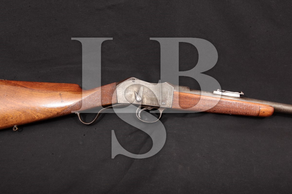 Unknown Sporterized Martini-Henry Rifle Engraved, Blue 28 Single Shot ...