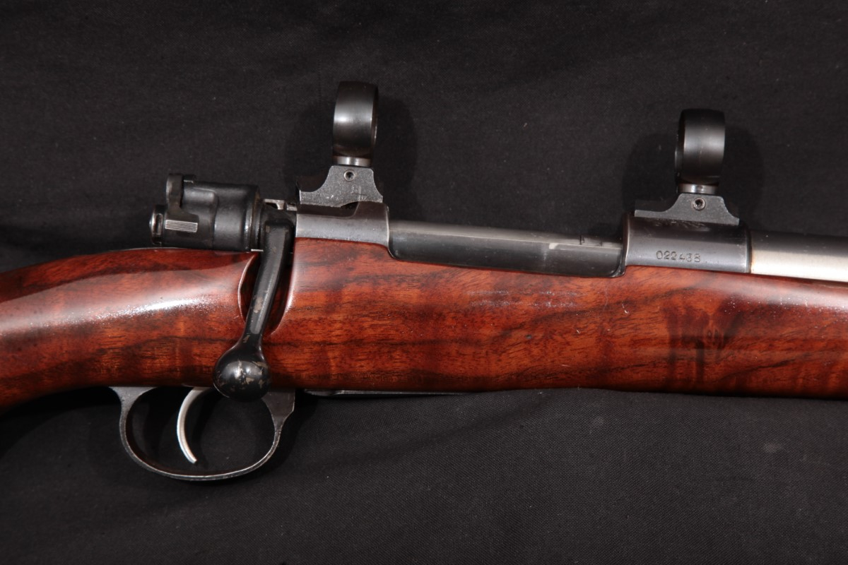 Fabrique Nationale - Mauser Model 24/30 FN Venezuelan, Scope Rings,  Blue 24” Sporterized Bolt Action Rifle MFD 1930’s - Picture 5