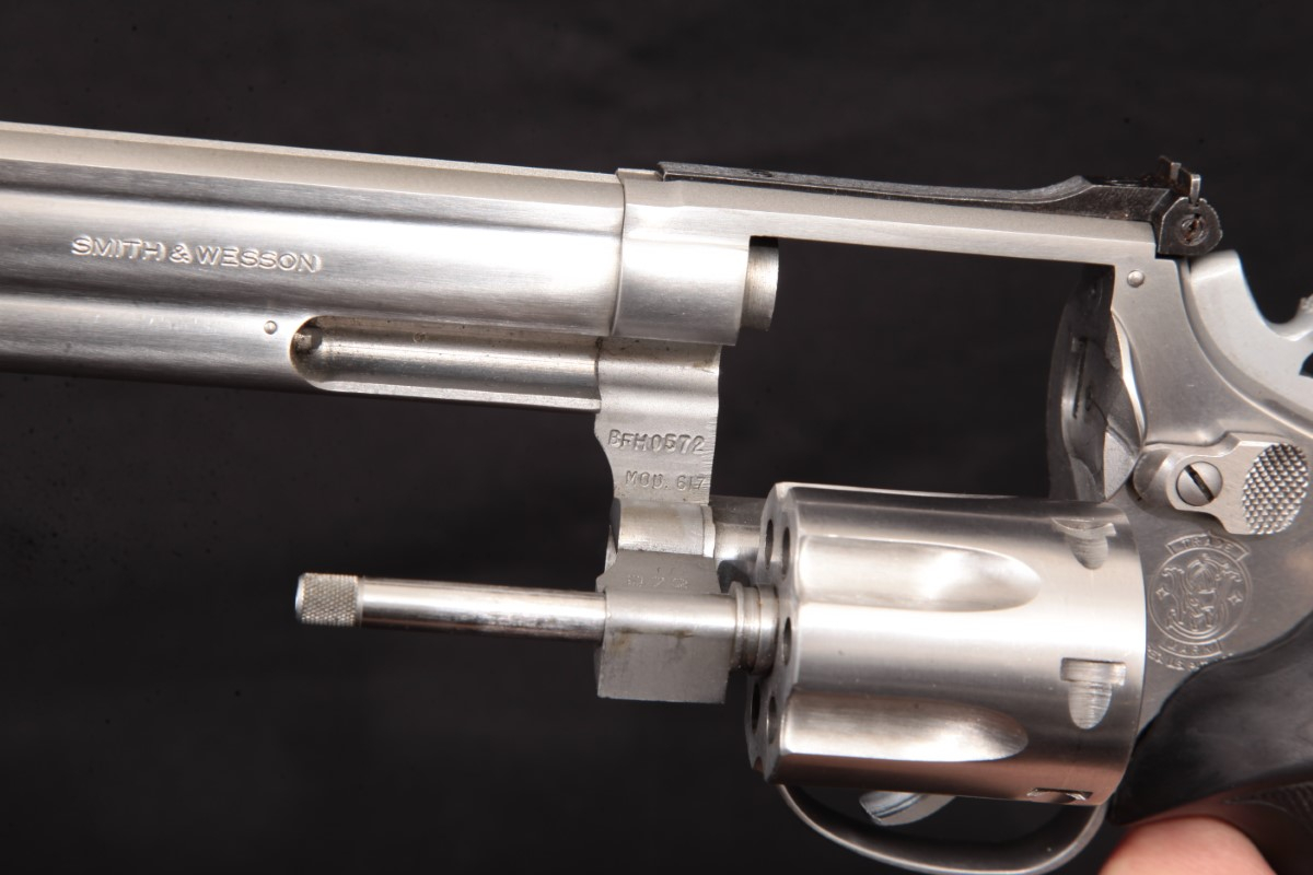 Smith & Wesson S&W Model 617 K22 K-22 Masterpiece, Stainless 8 3/8 ...