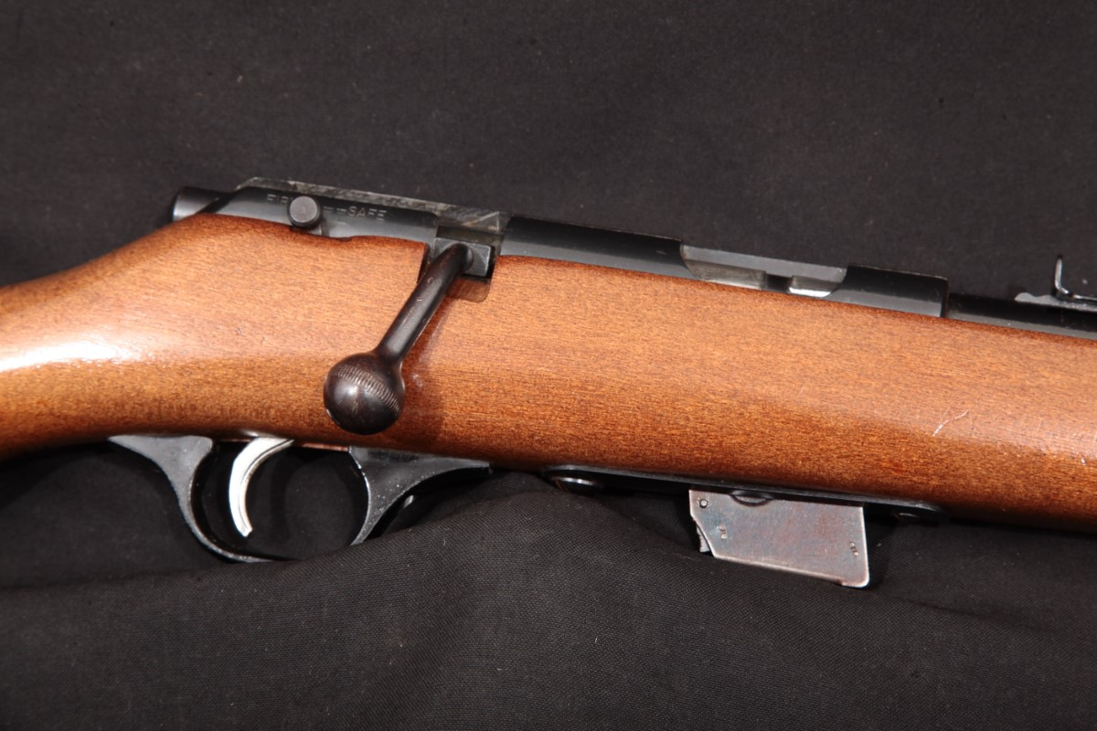 Marlin Glenfield Model 25 M25, Blue 22 Detachable Magazine Bolt Action Rifle With Sling Mfd 1972
