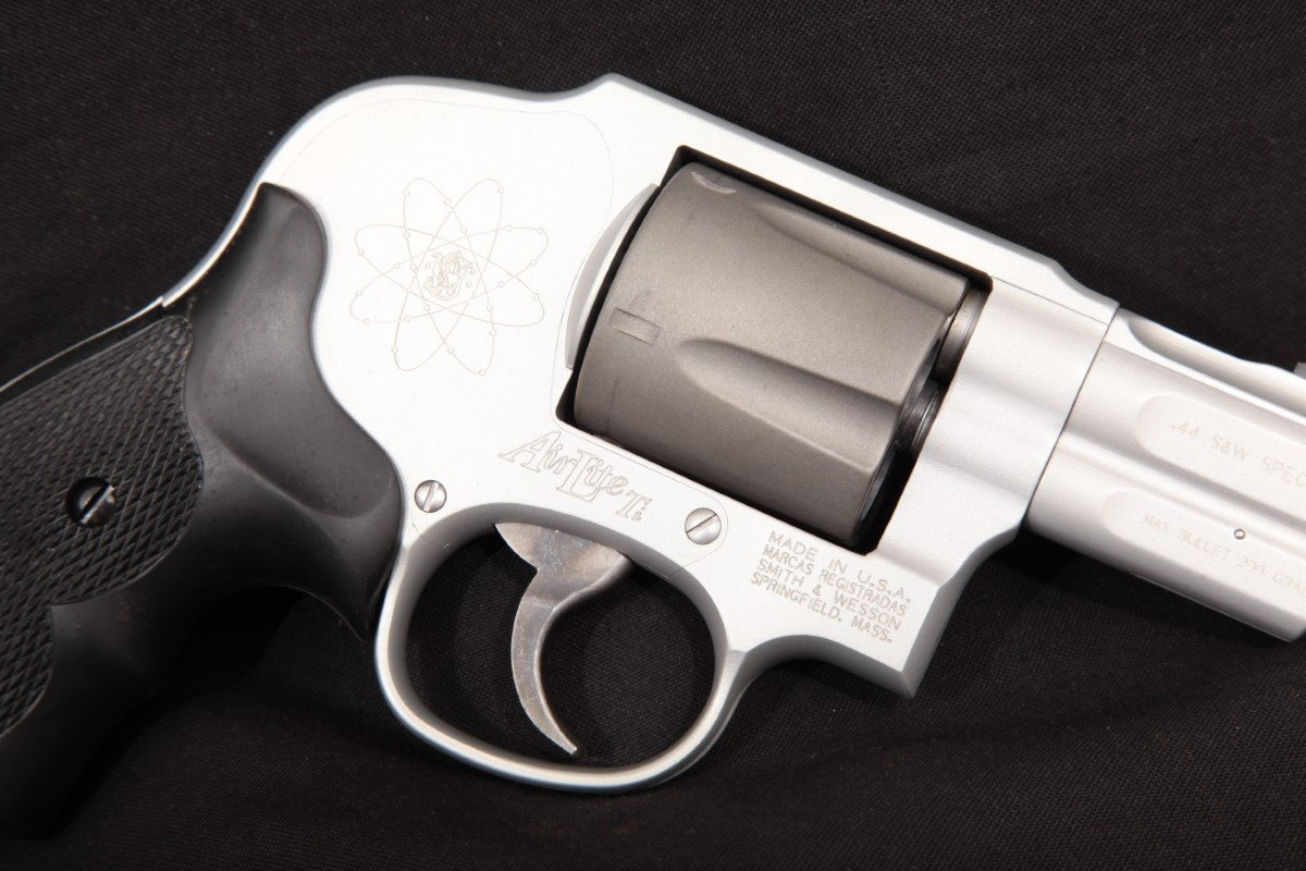 Smith And Wesson Sandw 296ti 296 44 Special Airlite Centennial 103135 Alloy And Titanium 2 12 Dao 3767