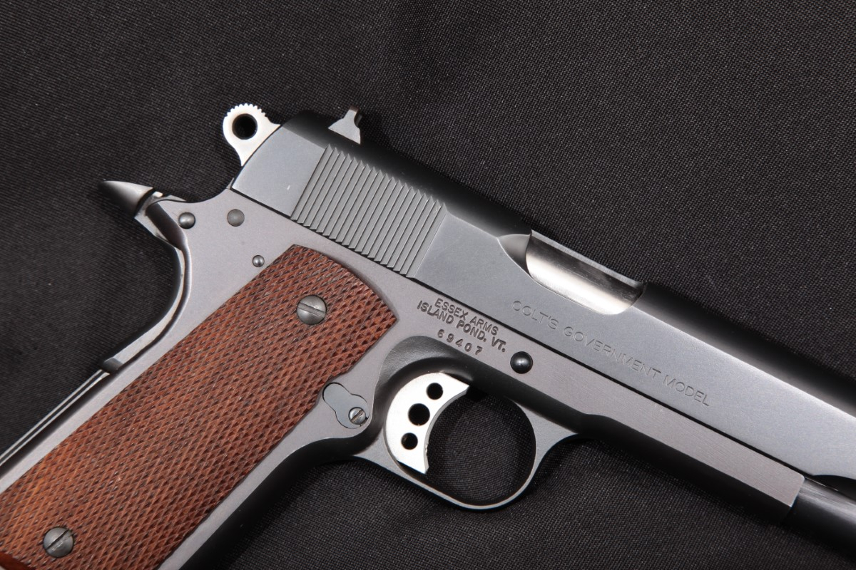 Essex Arms 1911 1911-A1, Blue 5 Removable Mag Single Action Sa Semi ...