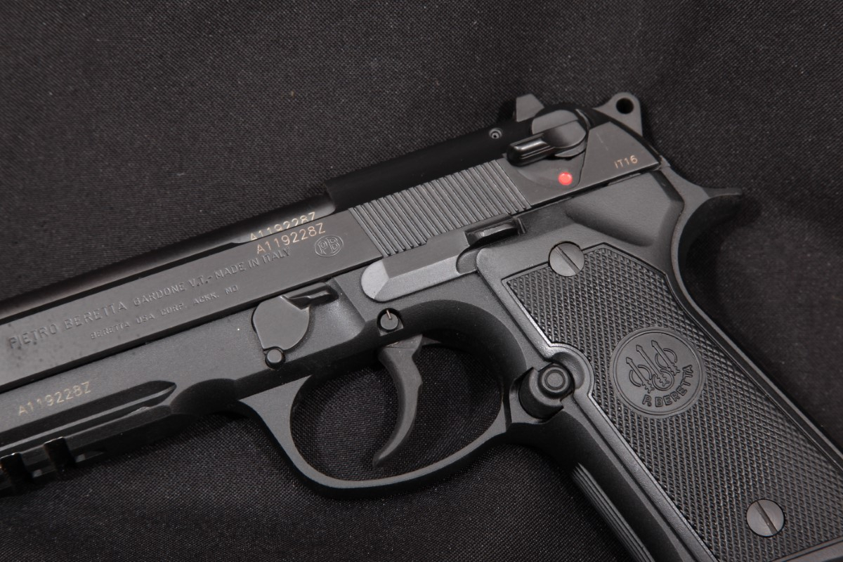 Beretta 92a1 Model 92 A1, Black Bruniton & Alloy 4.9 Double Action Da ...