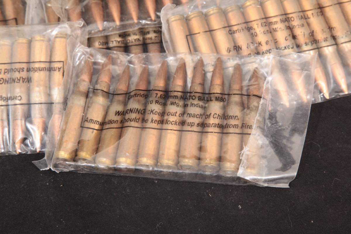 180x 7 62x51mm nato english l2a2 india ammunition m80 ball 7 62x51mm