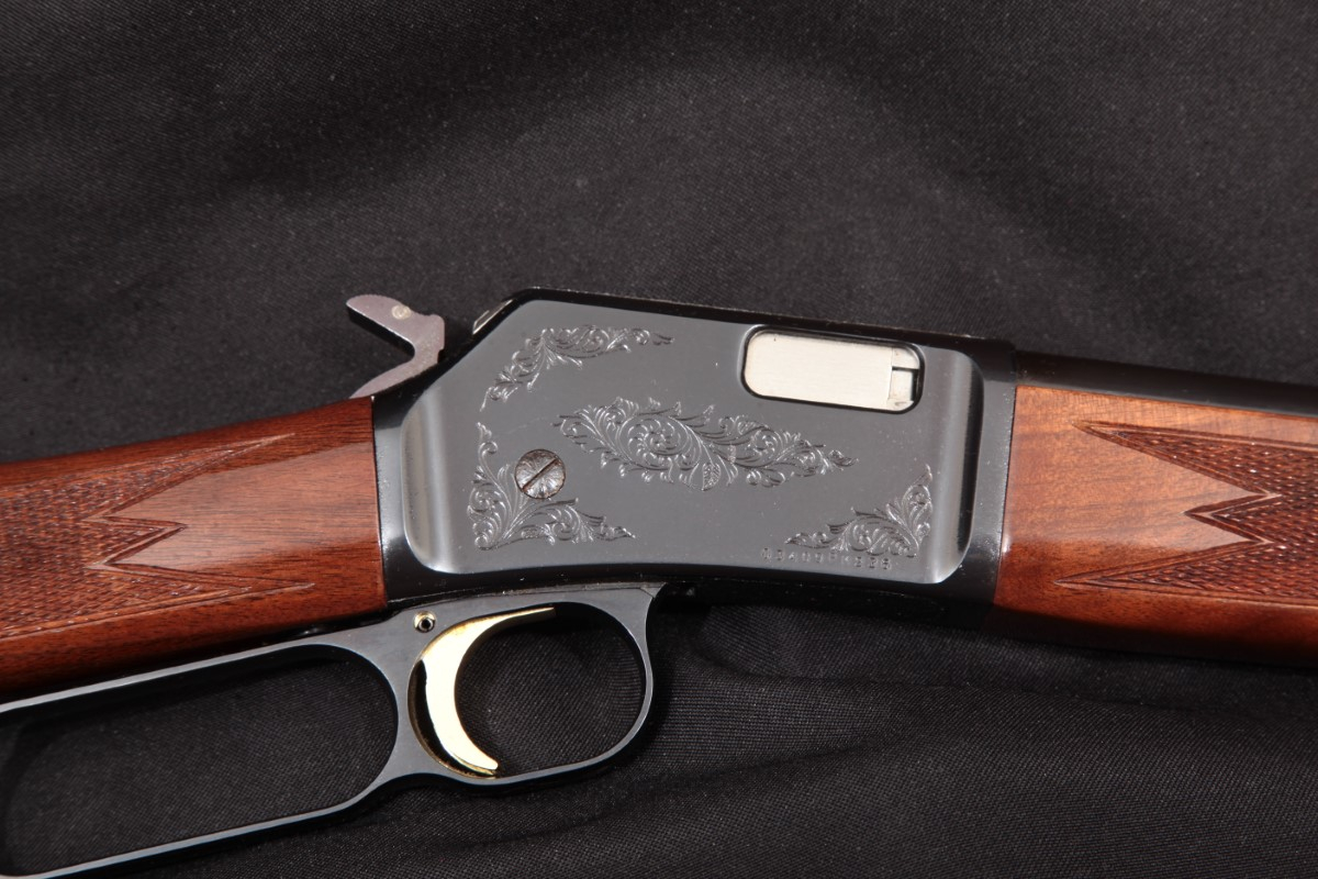 Browning Model Bl 22 Bl22 Grade 2 Engraved Blue 20 Lever Action