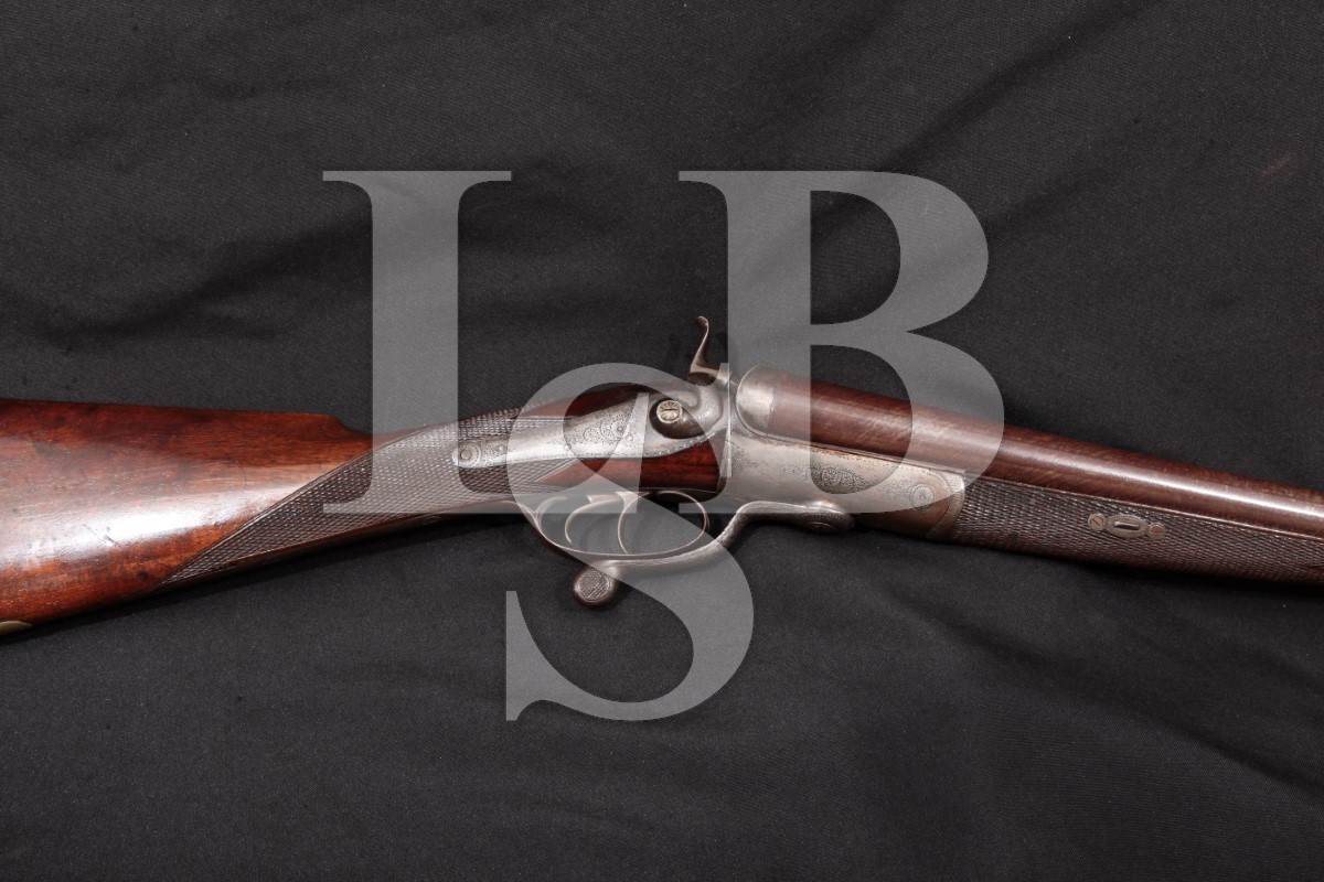 T.A. Weston British Side by Side Underlever Shotgun Engraved, Laminated ...