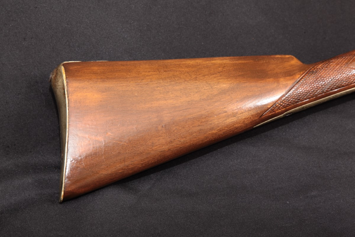 Belgium Belgian Sxs Shotgun, Demascus 32 Side By Side Percussion Cap ...