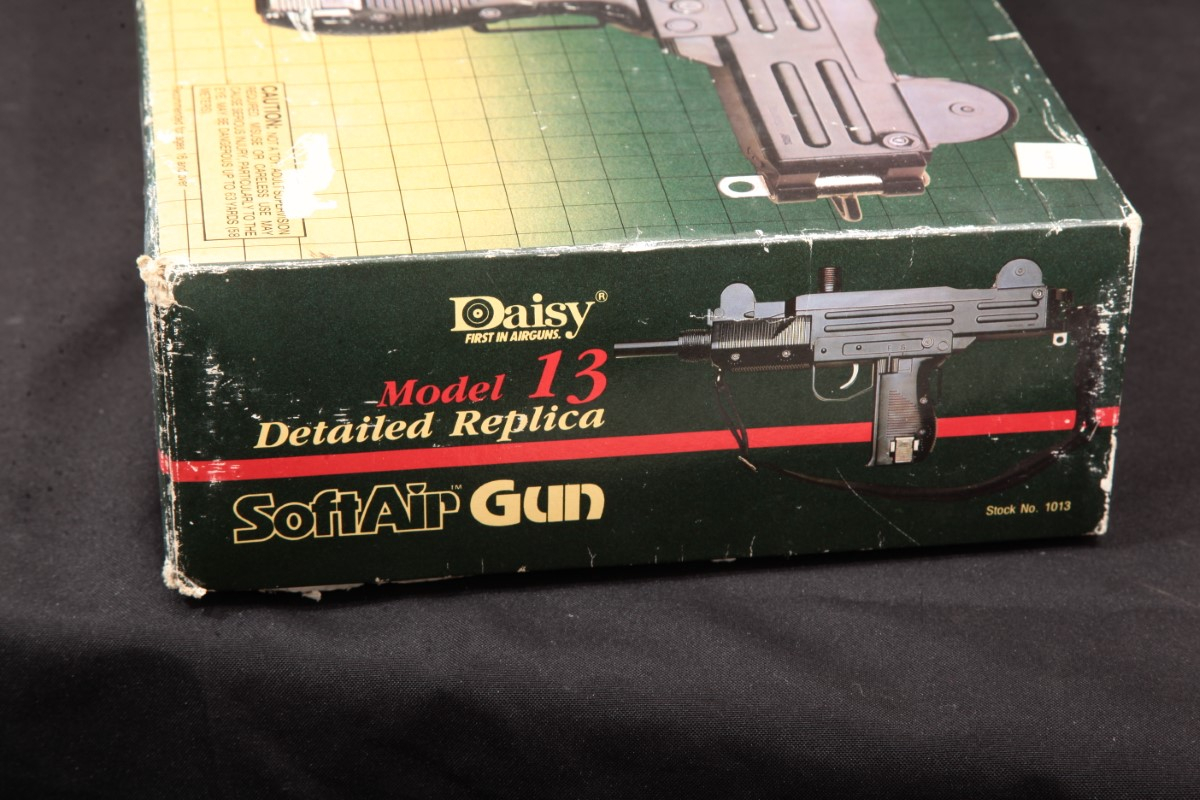 Daisy Model 13 Detailed Replica Uzi, Black 6 Magazine Fed Spring