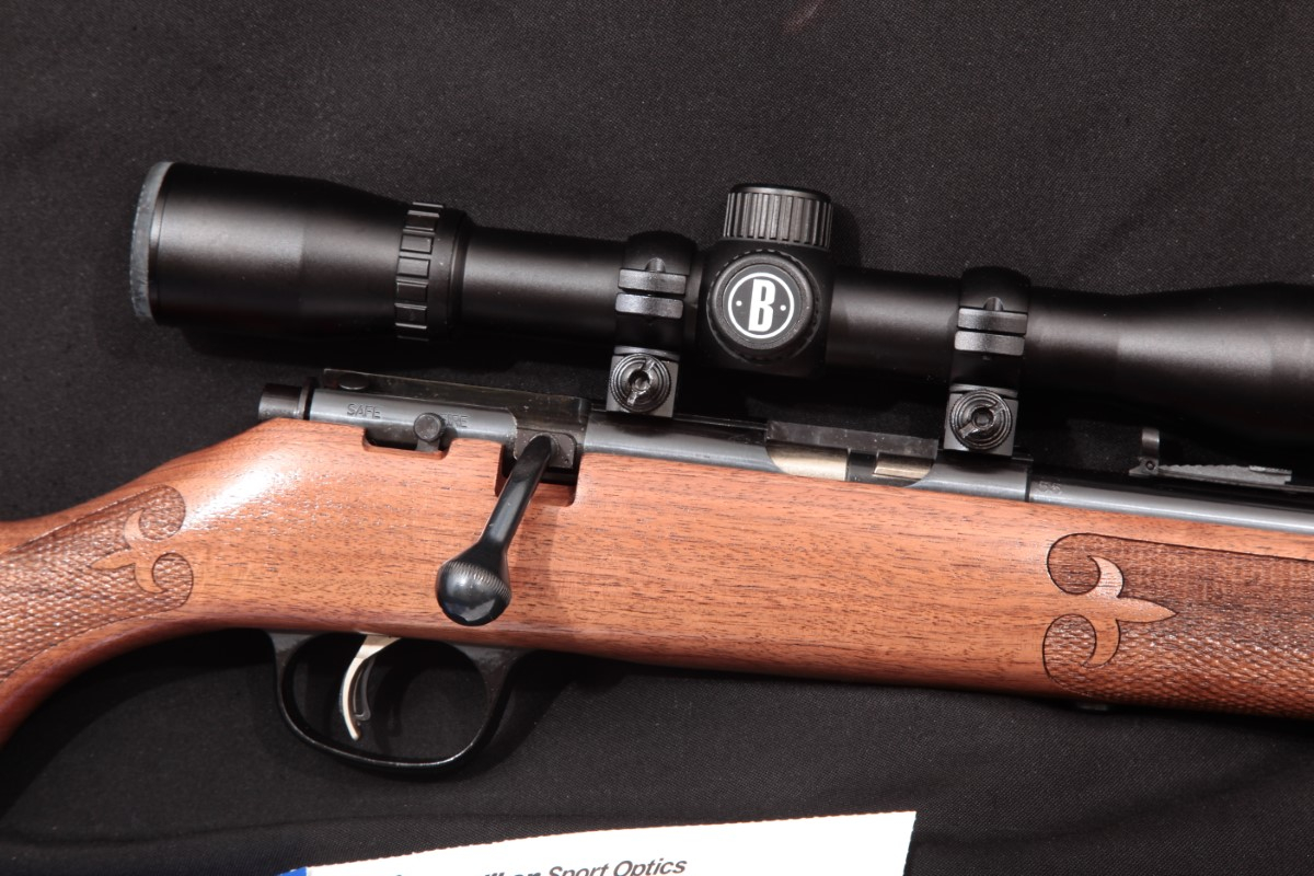 Marlin Model Xt22 Xt22, Blue 22" MicroGroove TubeMagazine Bolt Action Rifle & Bushnell 4x