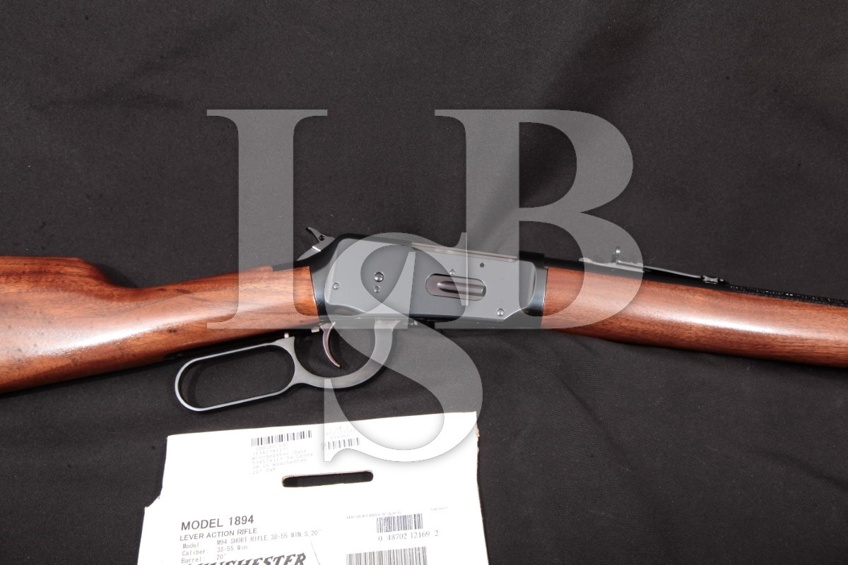 Winchester Miroku Model 1894 94 Short Rifle, Blue 20 Lever Action Rifle ...