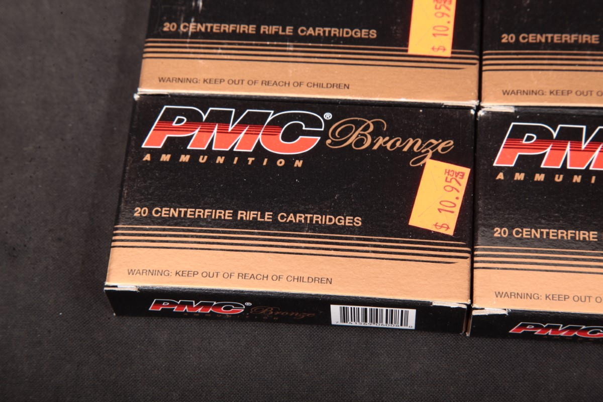 200x .223 Rem. Ammunition Pmc Bronze 55 Grain Fmj-Bt Bullets 5.56x45mm ...