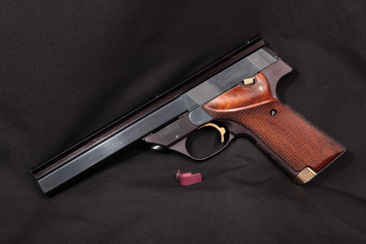 High Standard Houston, Tx HiStandard Custom Victor, Blue 6 1/2 In. Slab Side SemiAutomatic