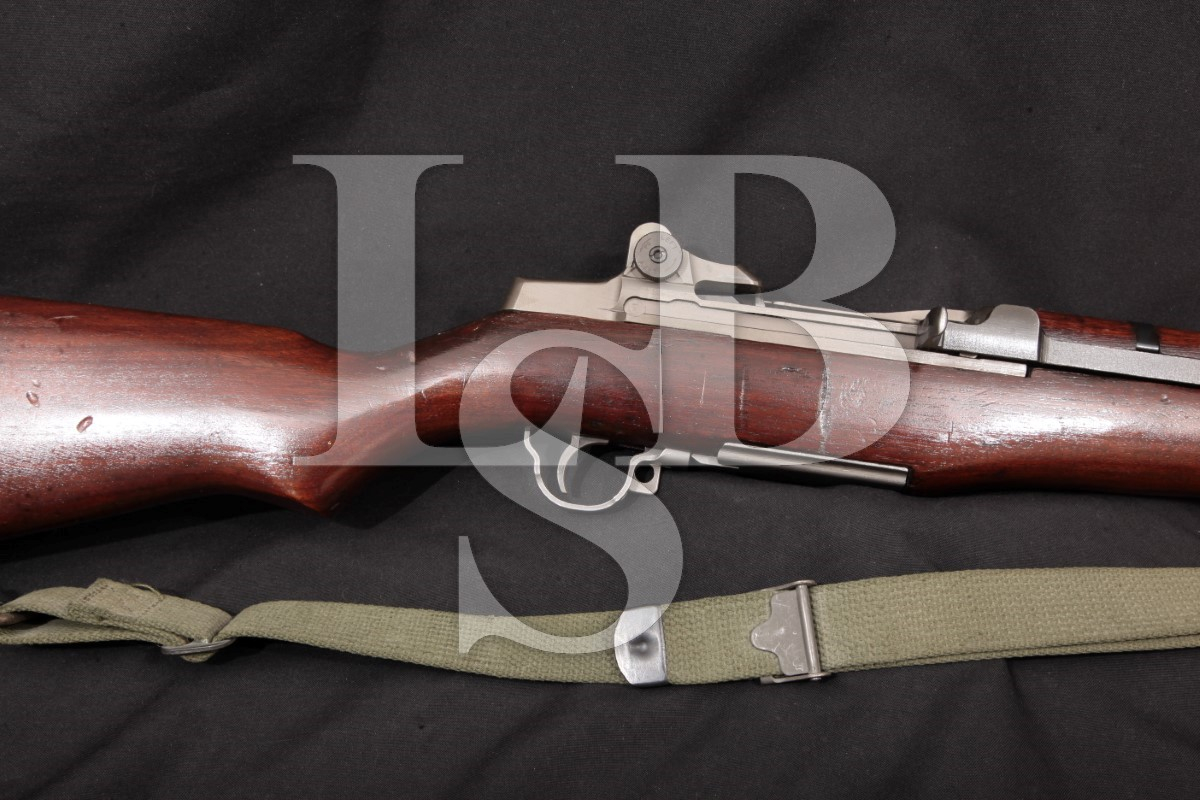 Springfield Armory M1 Garand Sling Letterkenny Lead Rebuild Parkerized 24 Military Semi Automatic Rifle Mfd 1944 C R 30 06 Springfield For Sale At Gunauction Com