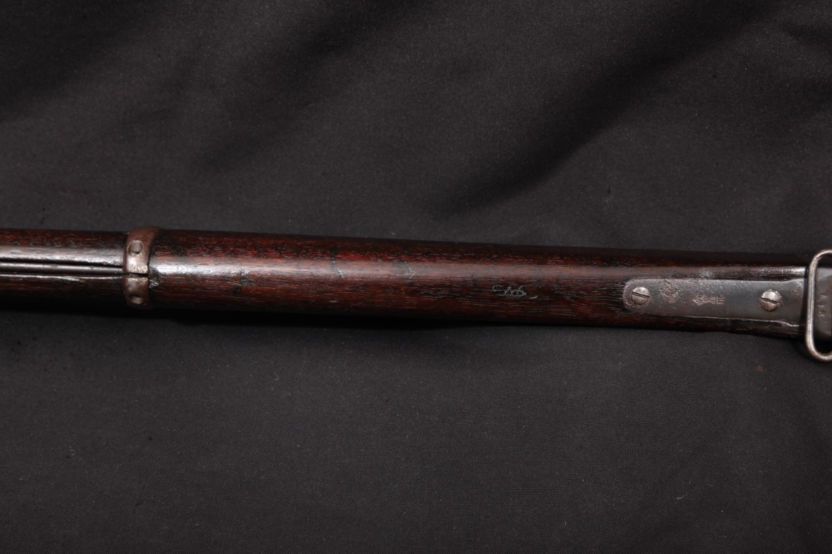 Enfield Model MartiniHenry Mk Iv Service Rifle, Blue 33 Single Shot Rifle & Cleaning Rod, Mfd