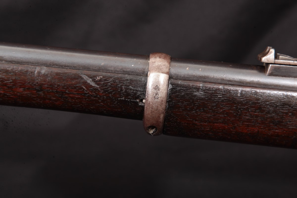 Enfield Model MartiniHenry Mk Iv Service Rifle, Blue 33 Single Shot Rifle & Cleaning Rod, Mfd