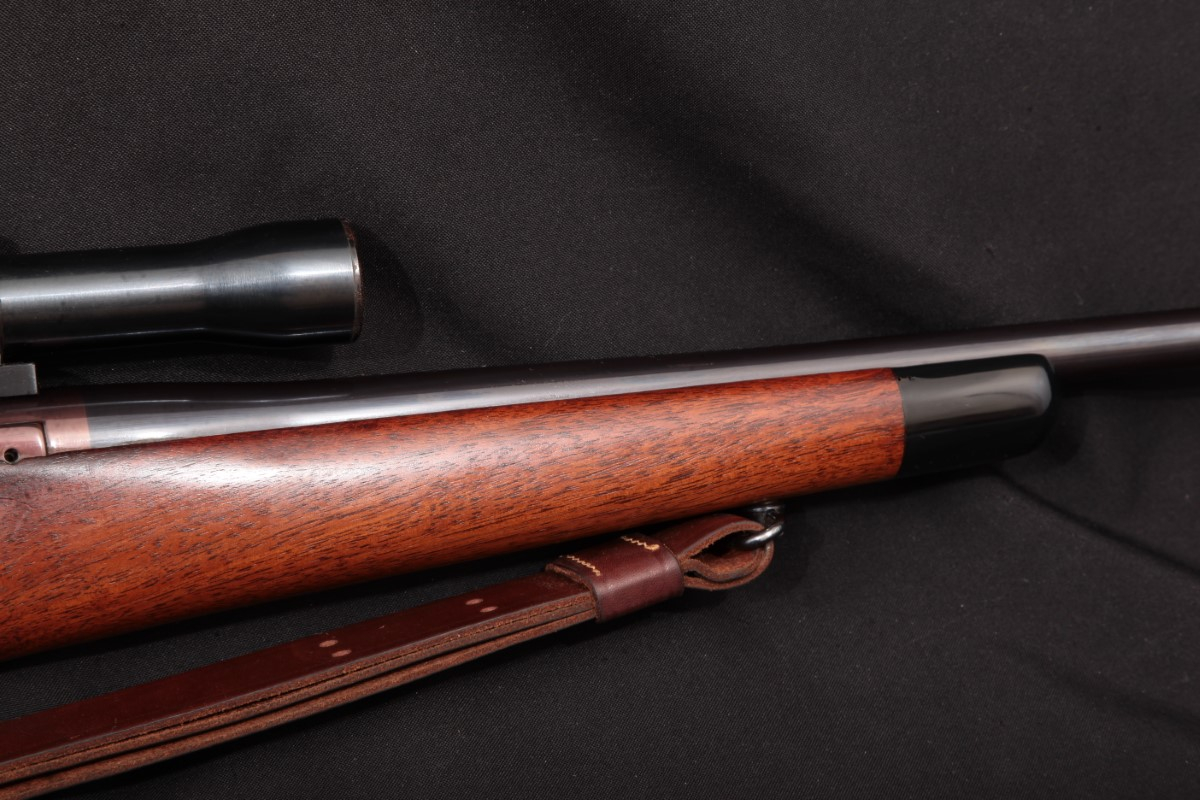 - Model 1917 Sporter, Blue 24 ½” Sporterized Bolt Action Rifle with Leather Sling & Weaver K4 Scope MFD Unknown ATF Modern - Picture 6  - Model 1917 Sporter, Blue 24 ½” Sporterized Bolt Action Rifle with Leather Sling & Weaver K4 Scope MFD Unknown ATF Modern - Picture 6