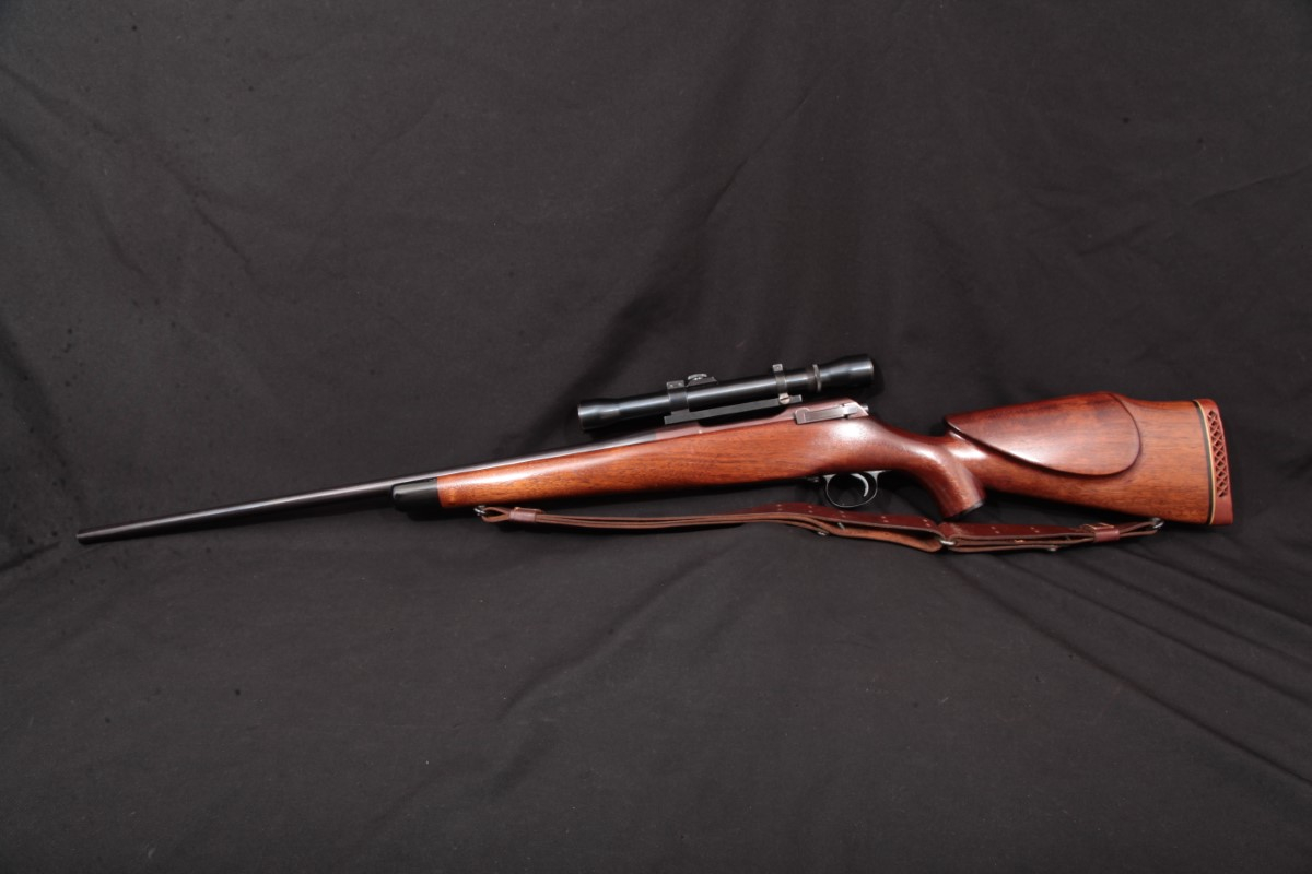 - Model 1917 Sporter, Blue 24 ½” Sporterized Bolt Action Rifle with Leather Sling & Weaver K4 Scope MFD Unknown ATF Modern - Picture 9  - Model 1917 Sporter, Blue 24 ½” Sporterized Bolt Action Rifle with Leather Sling & Weaver K4 Scope MFD Unknown ATF Modern - Picture 9