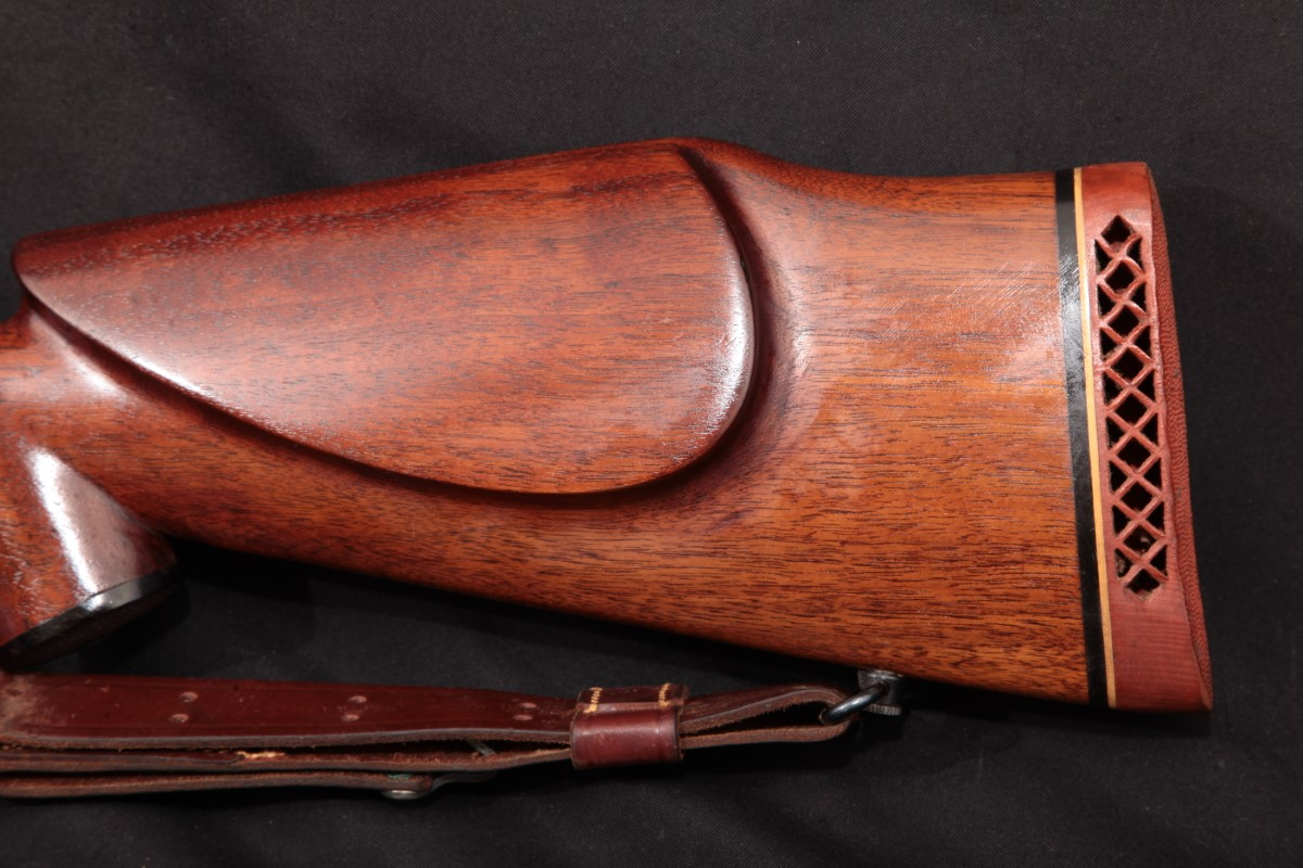 - Model 1917 Sporter, Blue 24 ½” Sporterized Bolt Action Rifle with Leather Sling & Weaver K4 Scope MFD Unknown ATF Modern - Picture 10  - Model 1917 Sporter, Blue 24 ½” Sporterized Bolt Action Rifle with Leather Sling & Weaver K4 Scope MFD Unknown ATF Modern - Picture 10