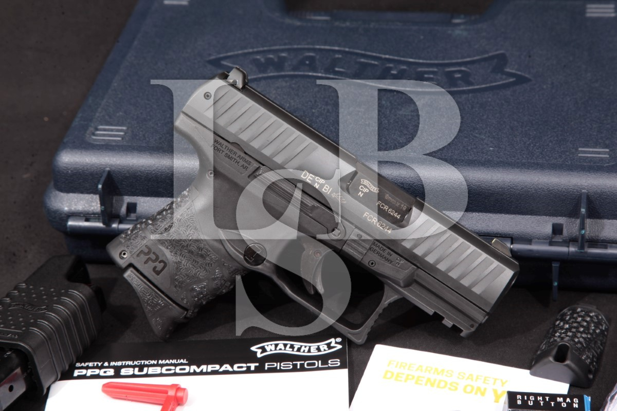 Walther Model Ppq Sub Compact Le Edition 2829789 Black 3 12 Striker Fired Semi Automatic 1138