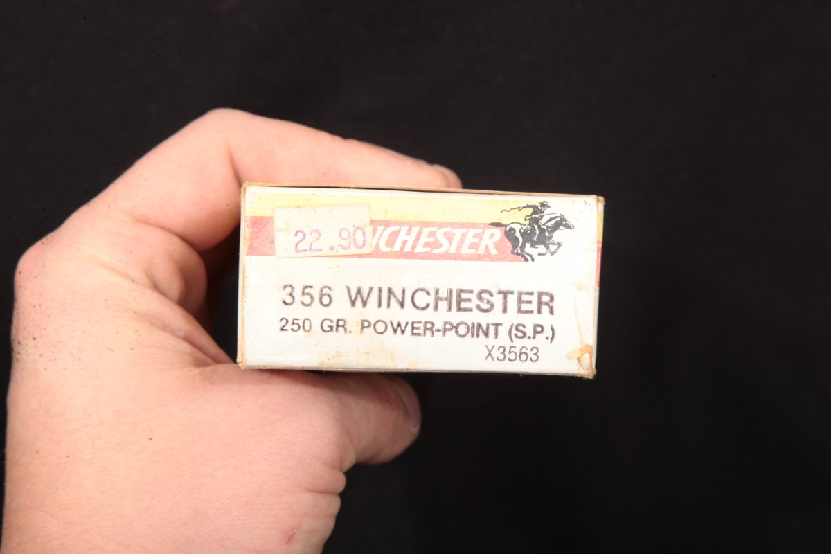 60x .356 Win. Ammunition Winchester 200 & 250 Grain Sp Bullets .356 ...