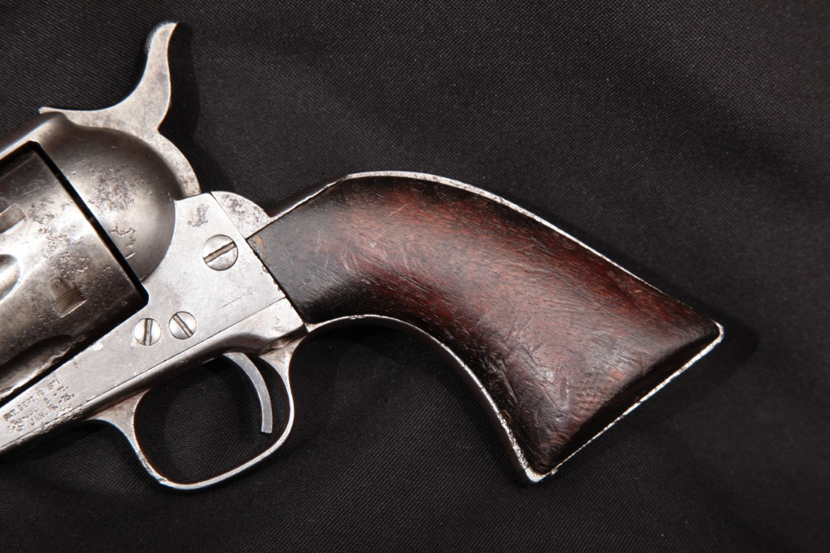 Colt - London Agency Pall Mall 1st Generation Single Action Army SAA 1873, Bright 5 1/2 Colt - London Agency Pall Mall 1st Generation Single Action Army SAA 1873, Bright 5 1/2