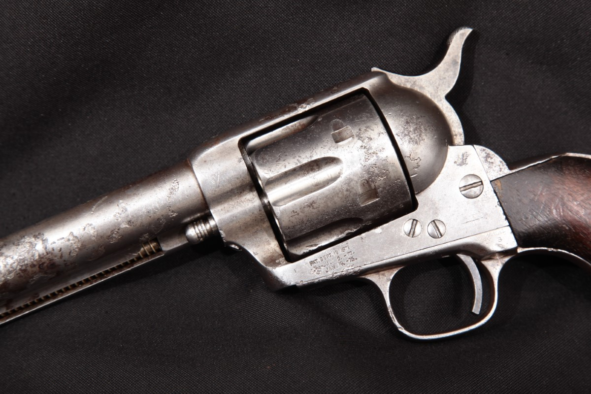 Colt - London Agency Pall Mall 1st Generation Single Action Army SAA 1873, Bright 5 1/2 Colt - London Agency Pall Mall 1st Generation Single Action Army SAA 1873, Bright 5 1/2