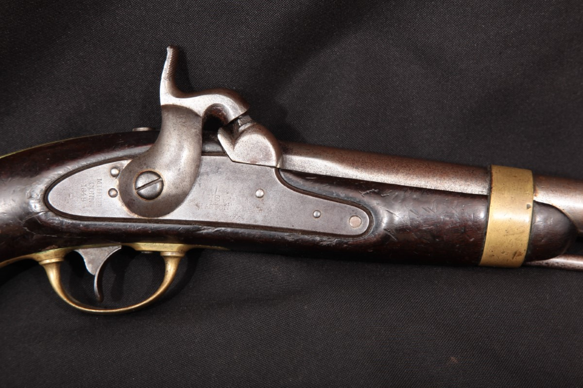 H. Aston - Model 1842 Percussion Horse/Holster Pistol, Bright & Brass 8 1/2