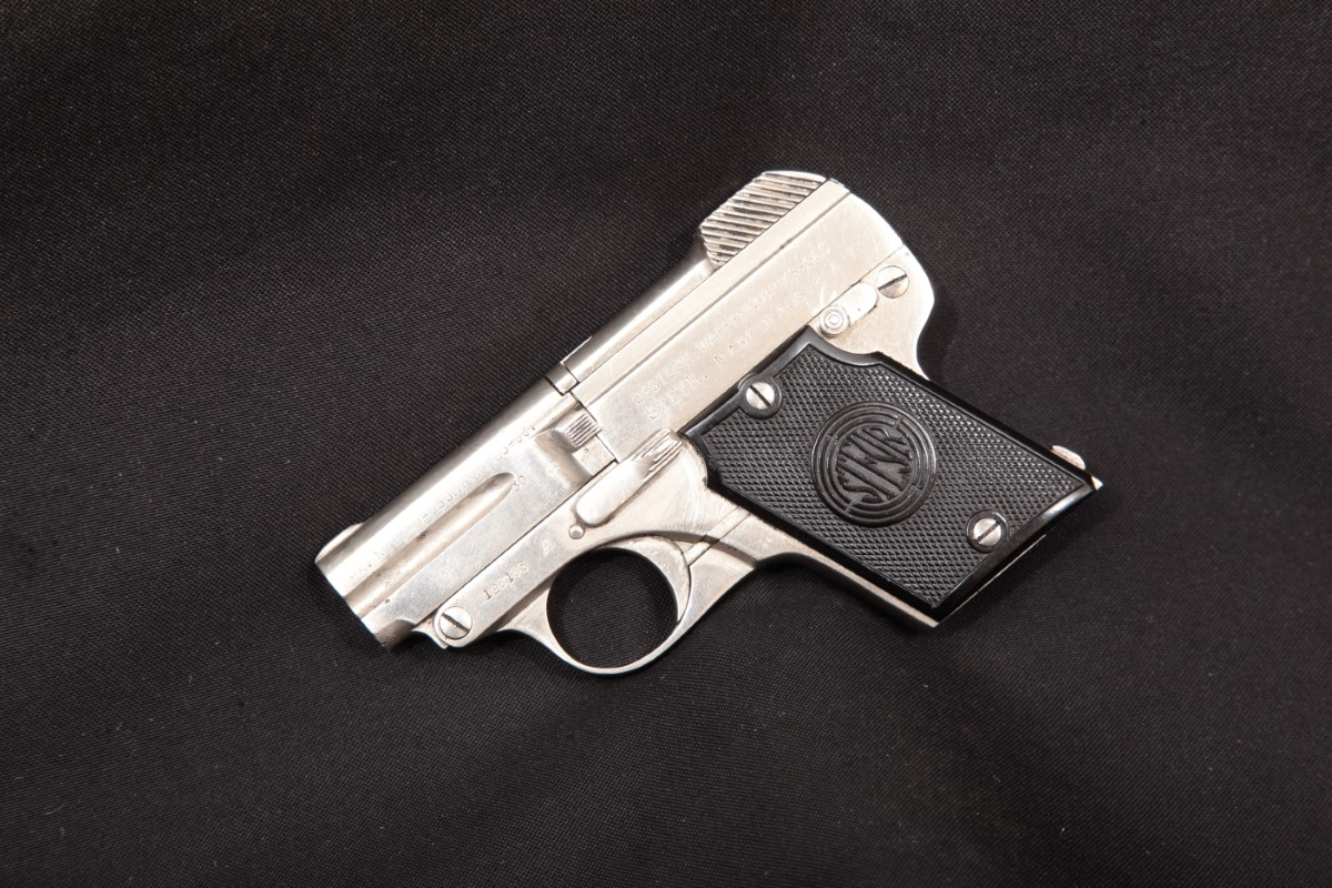  - Model 1909 Steyr Pieper, Nickel 2 1/8” SA Semi-Automatic Pistol, MFD 1921 C&R - Picture 6