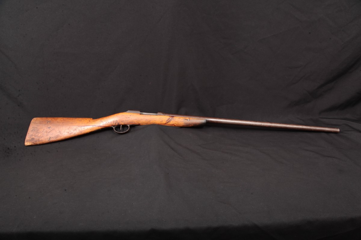 Unknown Belgian Shotgun Possibly Gras, Patina 28 Single Shot Bolt ...