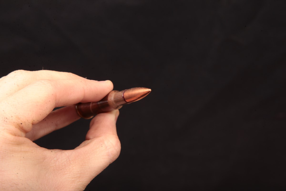 320x 7.62x54R Russian Ammunition Copper Washed FMJ Steel Core Bullets 7