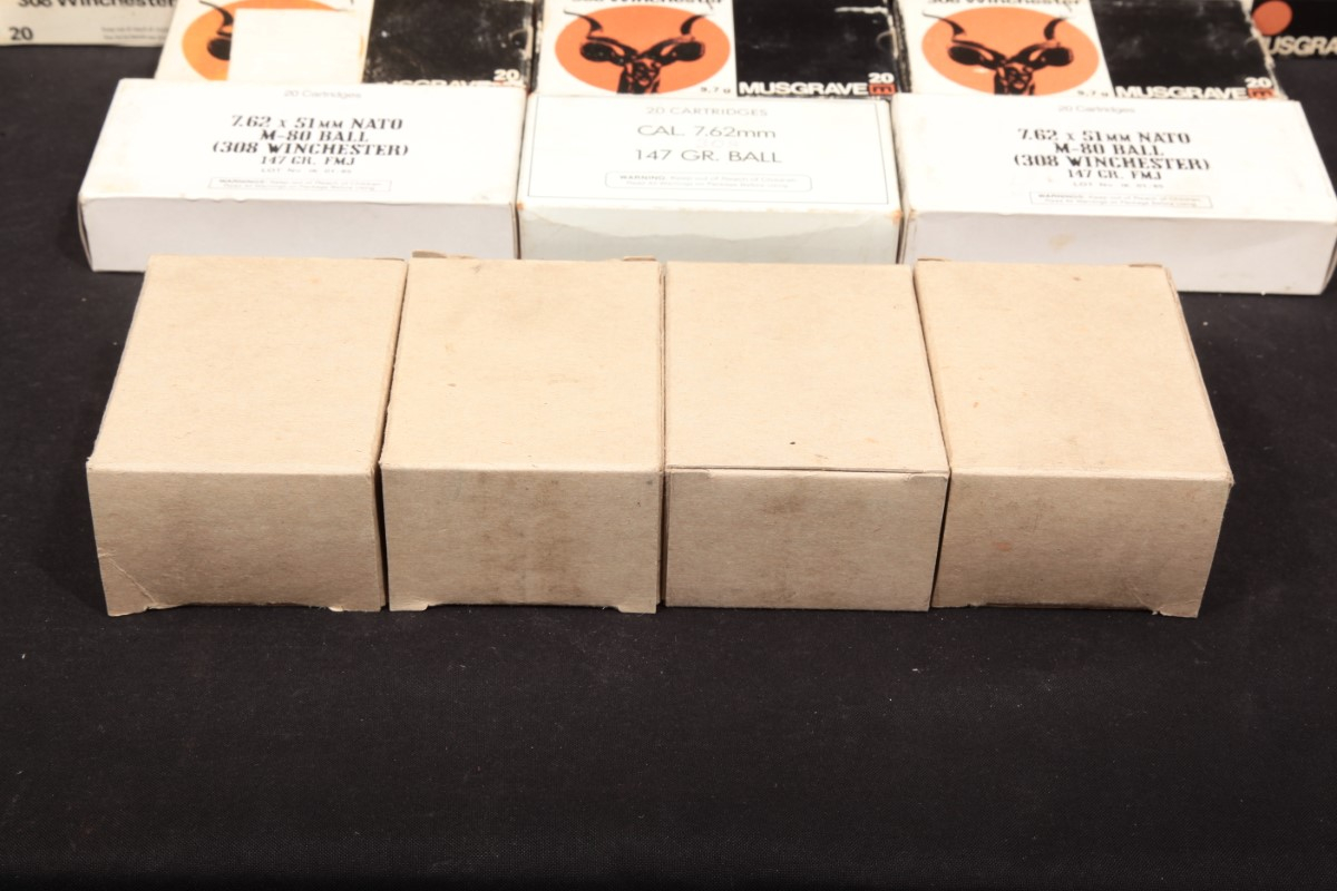 314x .308/7.62x51mm Mixed Ammunition Musgrave, Win, Fed, Yugo, Norway
