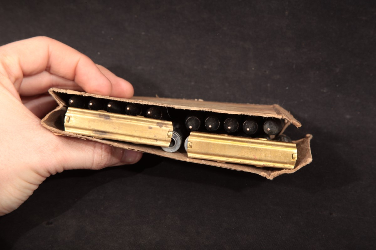 20x .30 M1906 Dummy Ammunition On 5x Round Clips Frankford Armory .30