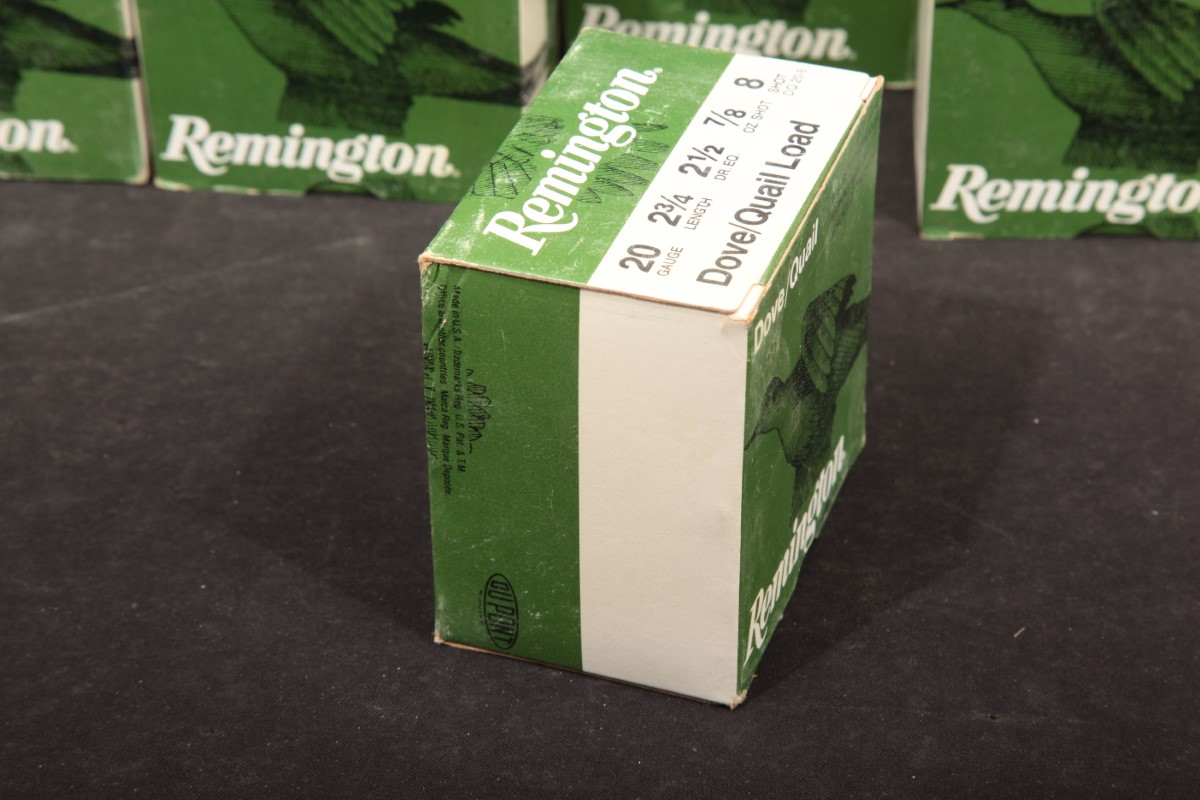 450x 20 Gauge Ammunition Remington Dove/Quail Loads 2 3/4" 2 1/2 Dram 7