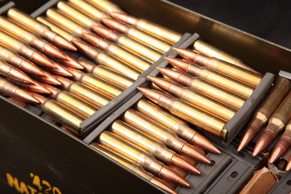 500x 308 win 7 62x51mm nato ammunition win rem on 5x round clips
