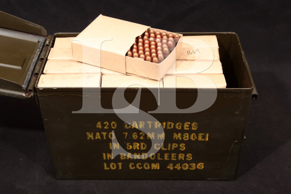 Canadian 1664x 9mm Luger Ammunition Canadian FMJ Bullets in Ammo Can ...