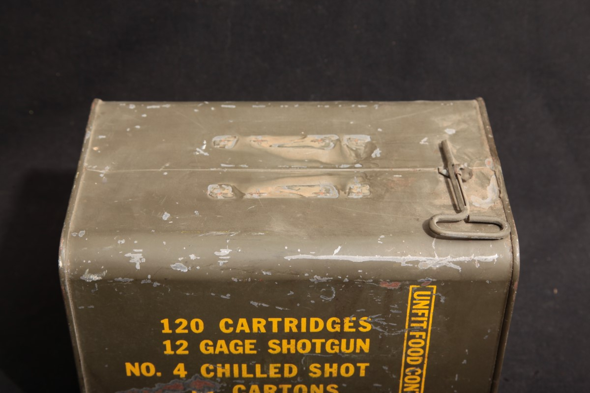 120x 12 Gauge Ammunition W.R.A. US Military Surplus 4 Chilled Shot in