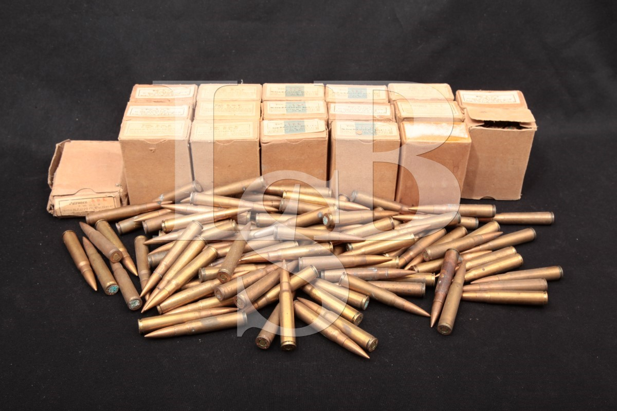 German 360x 8mm Mauser Ammunition Jacketed Steel Core Bullets 7.92x57mm