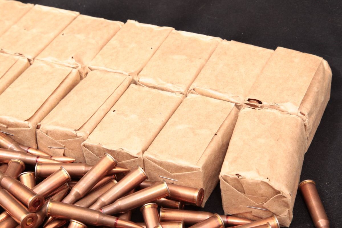 680x 7.62x54r Ammunition Bulgarian Copper Washed Bullets 7