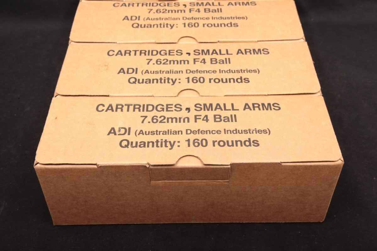 660x 7.62x51mm F4 Ball Australian Military Ammunition In Blister Packs ...