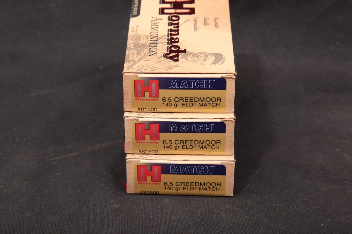 47x 6 5 creedmoor match ammunition 140 grain eld bullets hornady match