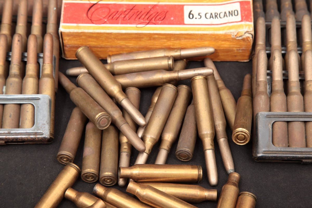 100x 6 5x52mm carcano ammunition italian magnetic bullets on 6x round