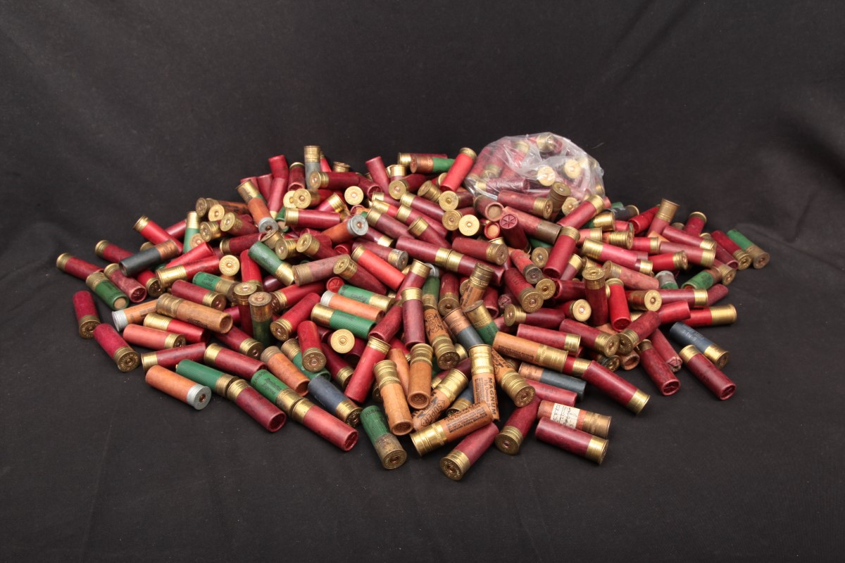 Mixed 350x 12 Gauge Vintage Paper Hull Ammunition A Few Other Gauges ...