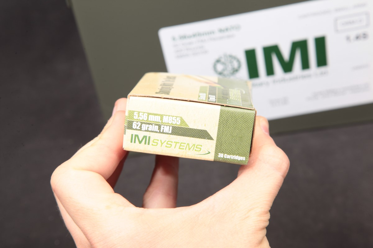 Israeli military industries 420x 5 56x45mm ammunition imi systems m855