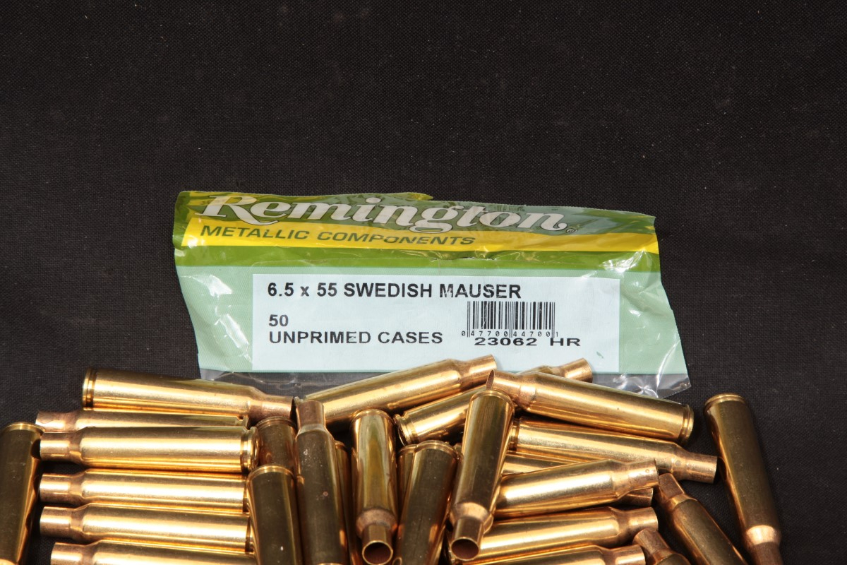Remington 50x 6 5x55mm swedish mauser new virgin rem brass cases 6 5